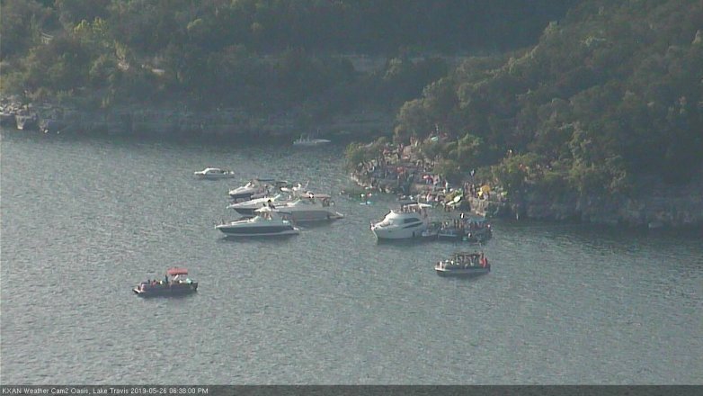 Lake Travis webcam, May 26, 2019 5:40 PM CT