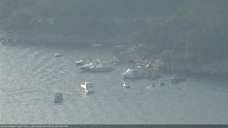 Lake Travis webcam, May 26, 2019 5:45 PM CT