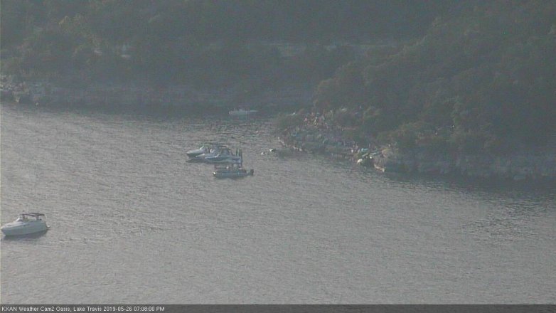 Lake Travis webcam, May 26, 2019 6:10 PM CT