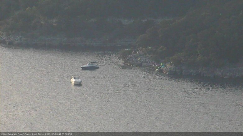 Lake Travis webcam, May 26, 2019 6:25 PM CT