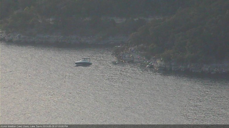 Lake Travis webcam, May 26, 2019 6:35 PM CT