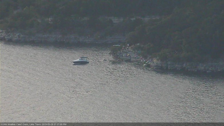 Lake Travis webcam, May 26, 2019 6:40 PM CT