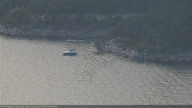Lake Travis webcam, May 26, 2019 6:45 PM CT