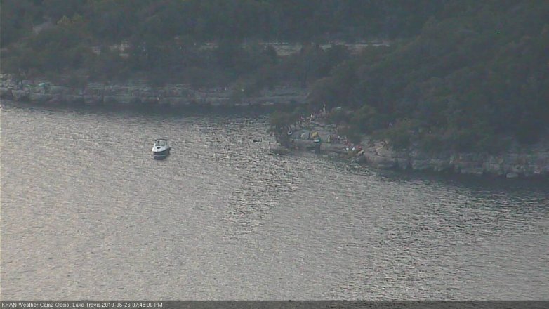 Lake Travis webcam, May 26, 2019 6:50 PM CT
