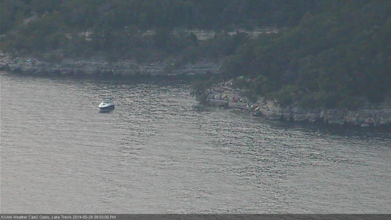 Lake Travis webcam, May 26, 2019 7:05 PM CT