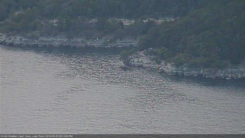 Lake Travis webcam, May 26, 2019 7:15 PM CT
