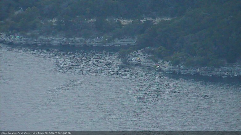 Lake Travis webcam, May 26, 2019 7:20 PM CT