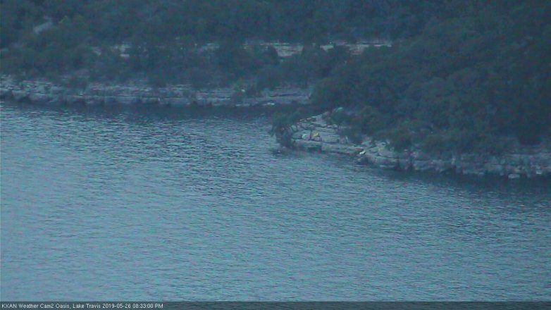 Lake Travis webcam, May 26, 2019 7:35 PM CT