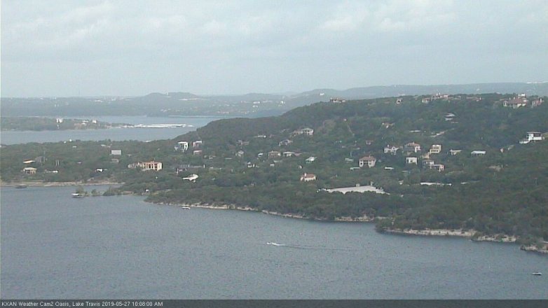 Lake Travis webcam, May 27, 2019 9:10 AM CT