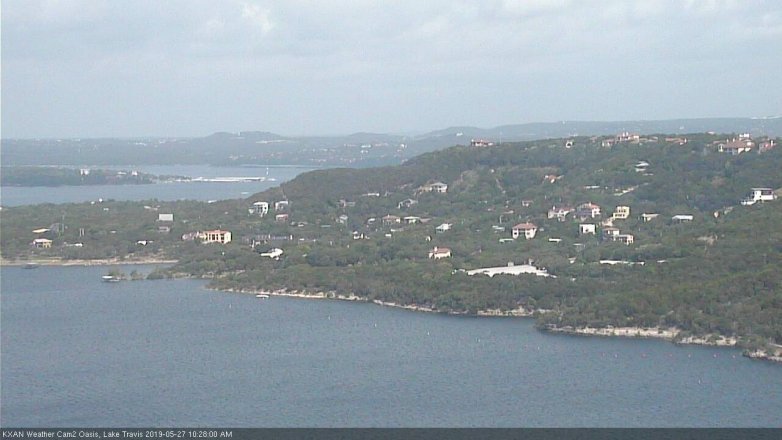 Lake Travis webcam, May 27, 2019 9:30 AM CT