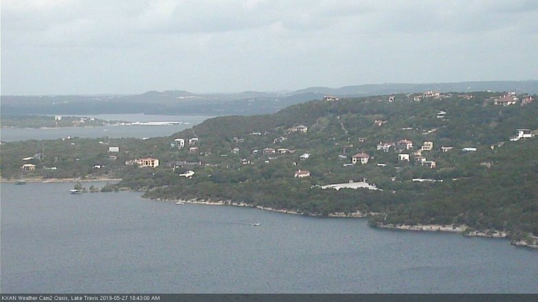 Lake Travis webcam, May 27, 2019 9:45 AM CT