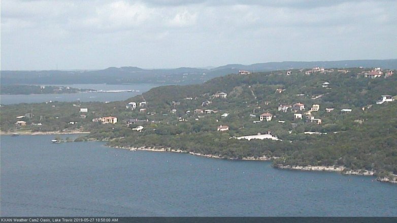 Lake Travis webcam, May 27, 2019 10:00 AM CT
