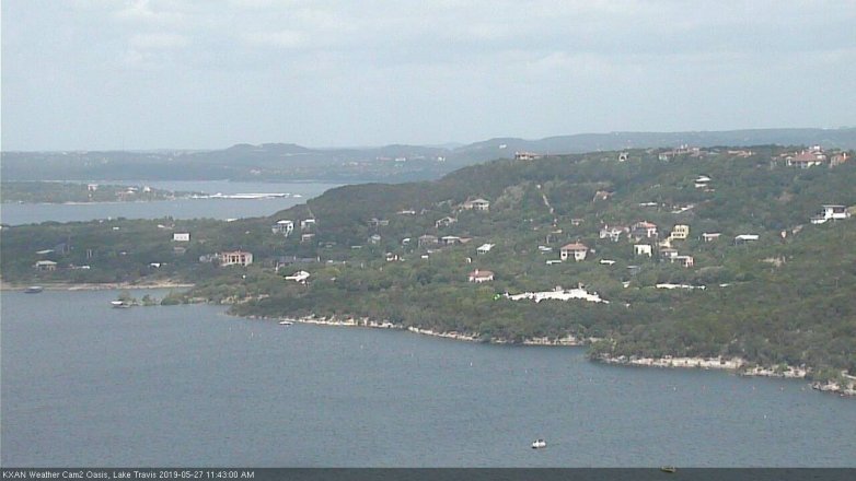 Lake Travis webcam, May 27, 2019 10:45 AM CT
