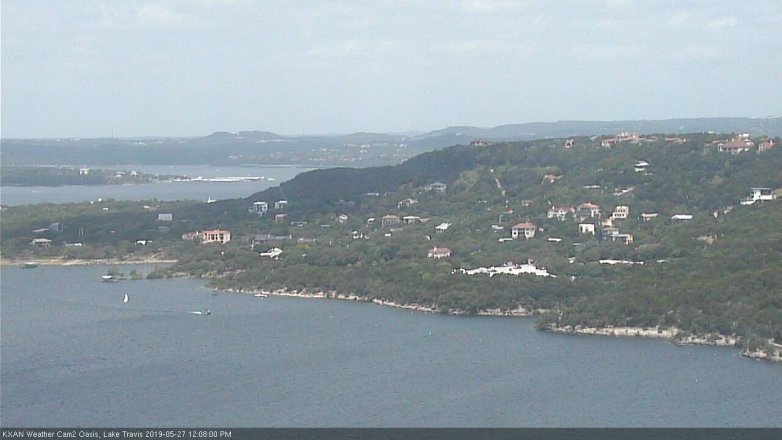 Lake Travis webcam, May 27, 2019 11:10 AM CT