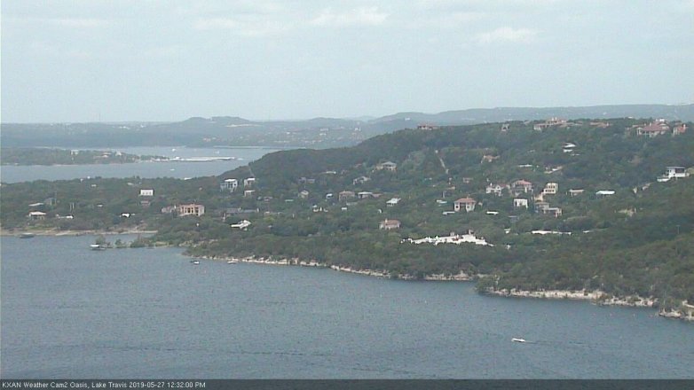Lake Travis webcam, May 27, 2019 11:35 AM CT