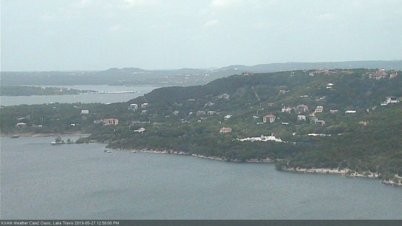 Lake Travis webcam, May 27, 2019 12:00 PM CT