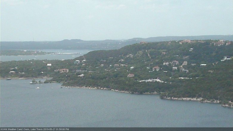 Lake Travis webcam, May 27, 2019 1:00 PM CT