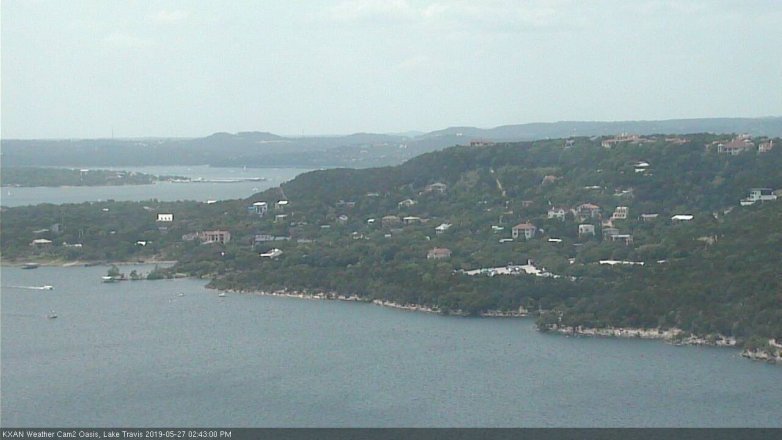 Lake Travis webcam, May 27, 2019 1:45 PM CT