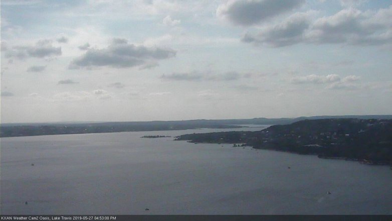 Lake Travis webcam, May 27, 2019 3:55 PM CT