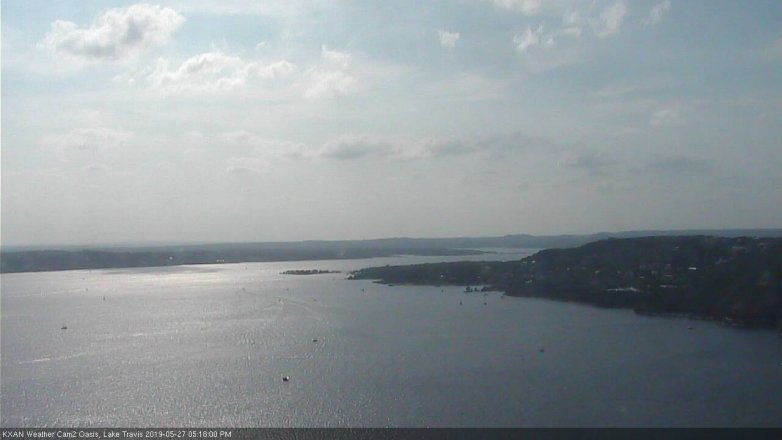 Lake Travis webcam, May 27, 2019 4:20 PM CT