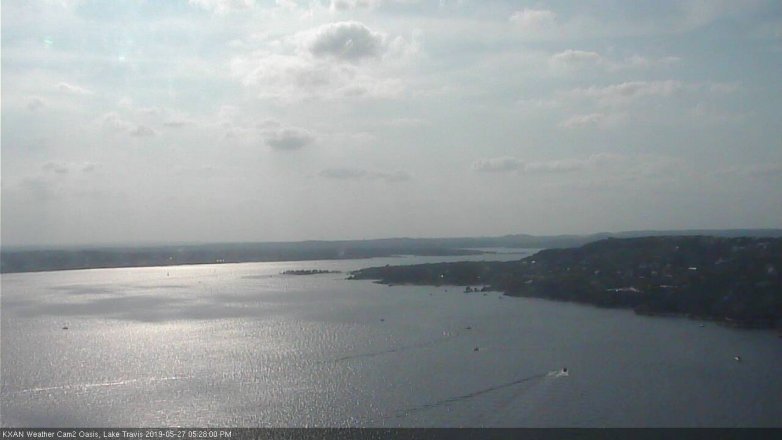Lake Travis webcam, May 27, 2019 4:30 PM CT