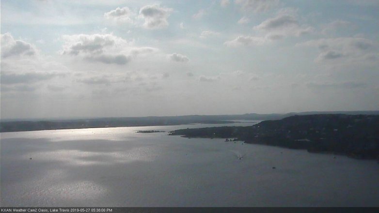 Lake Travis webcam, May 27, 2019 4:40 PM CT