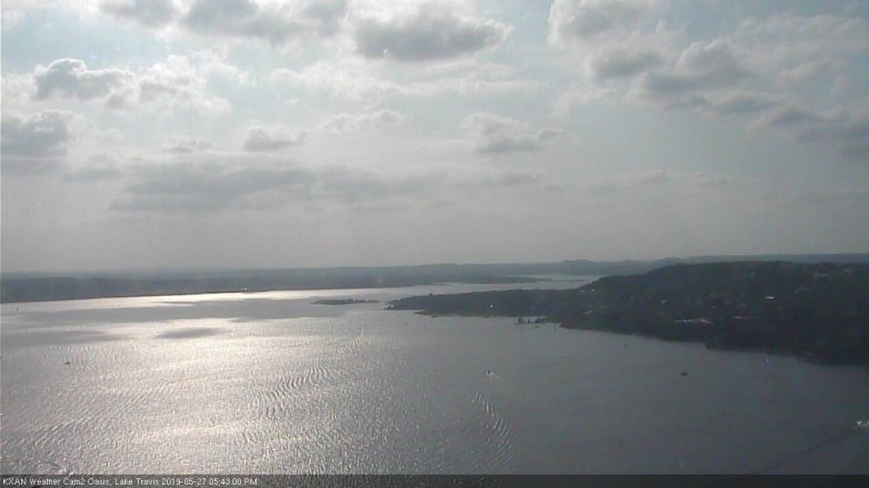 Lake Travis webcam, May 27, 2019 4:45 PM CT