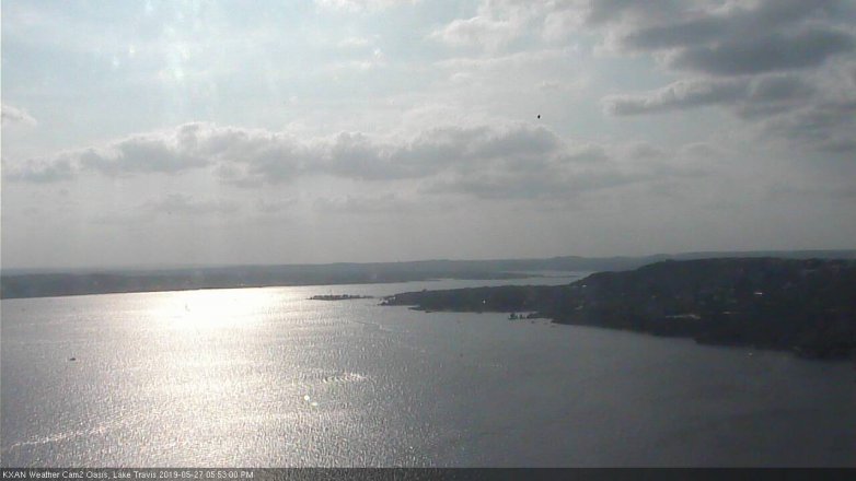 Lake Travis webcam, May 27, 2019 4:55 PM CT
