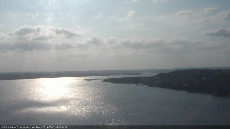 Lake Travis webcam, May 27, 2019 5:00 PM CT