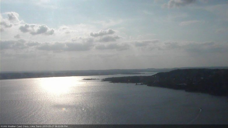 Lake Travis webcam, May 27, 2019 5:05 PM CT