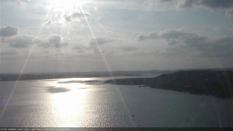Lake Travis webcam, May 27, 2019 5:30 PM CT