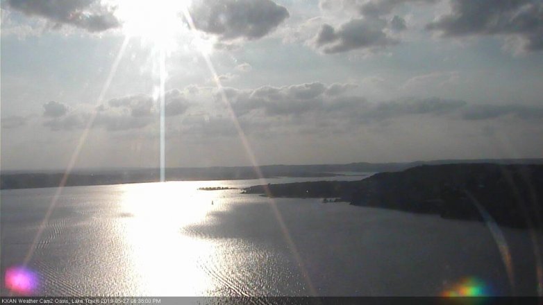 Lake Travis webcam, May 27, 2019 5:40 PM CT
