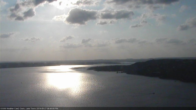 Lake Travis webcam, May 27, 2019 5:50 PM CT