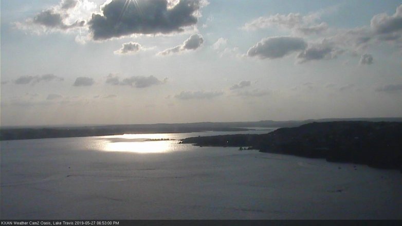Lake Travis webcam, May 27, 2019 5:55 PM CT