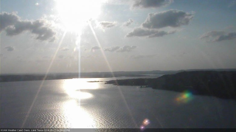 Lake Travis webcam, May 27, 2019 6:00 PM CT