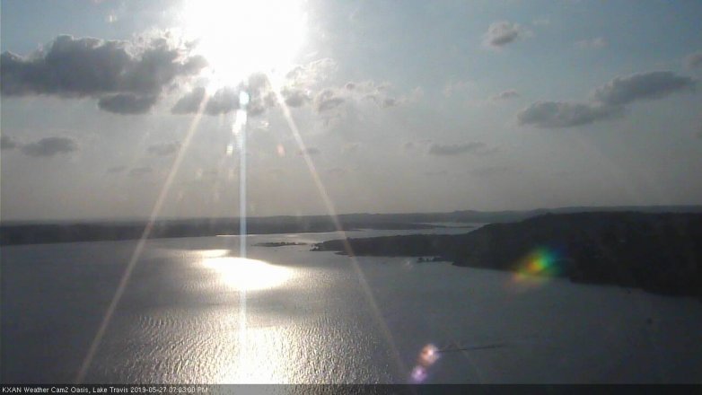 Lake Travis webcam, May 27, 2019 6:05 PM CT