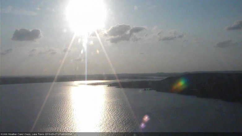 Lake Travis webcam, May 27, 2019 6:10 PM CT