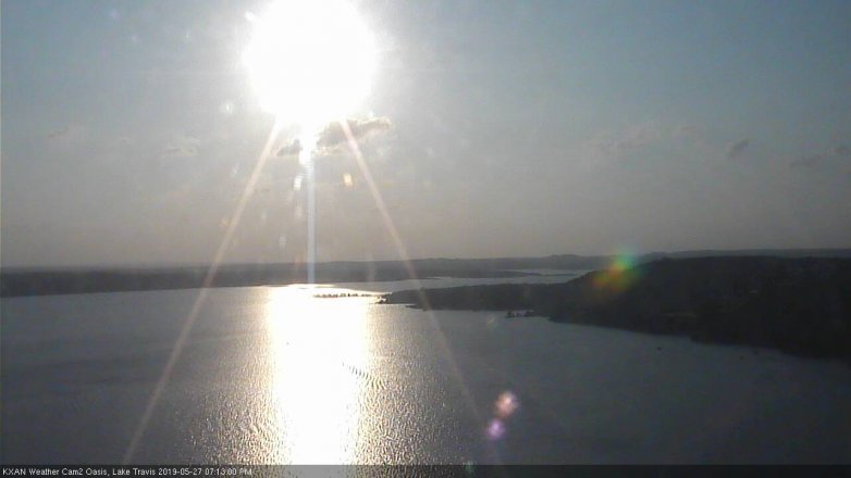 Lake Travis webcam, May 27, 2019 6:15 PM CT