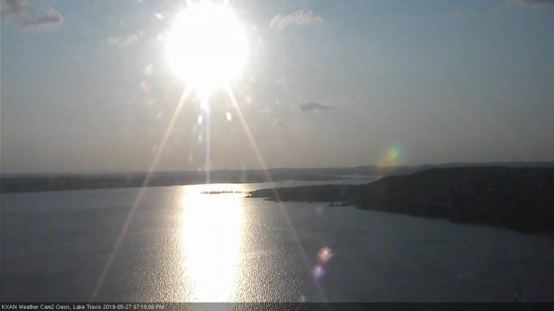 Lake Travis webcam, May 27, 2019 6:20 PM CT