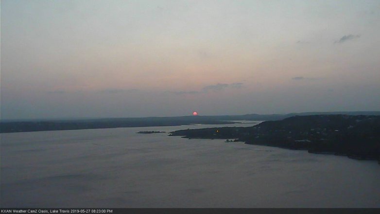Lake Travis webcam, May 27, 2019 7:25 PM CT
