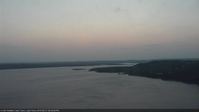 Lake Travis webcam, May 27, 2019 7:35 PM CT