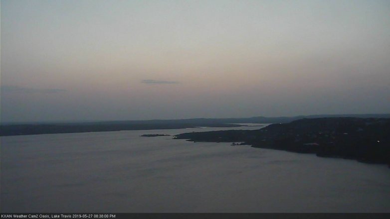 Lake Travis webcam, May 27, 2019 7:40 PM CT
