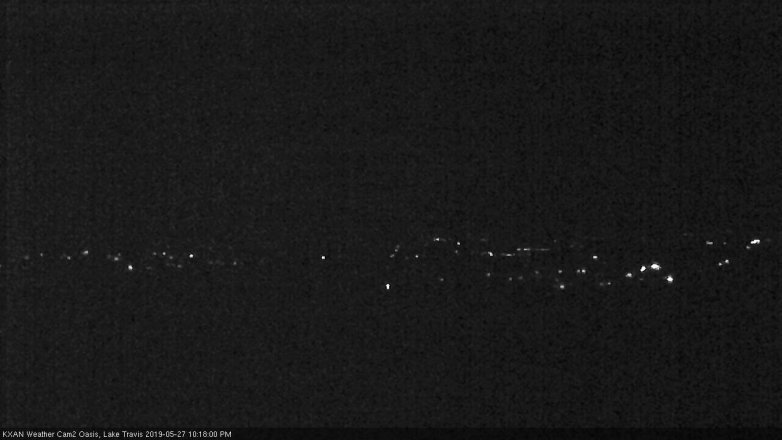 Lake Travis webcam, May 27, 2019 9:20 PM CT