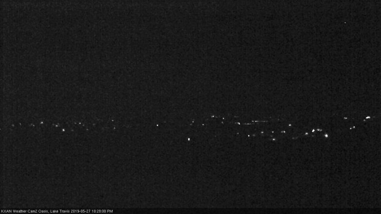 Lake Travis webcam, May 27, 2019 9:30 PM CT