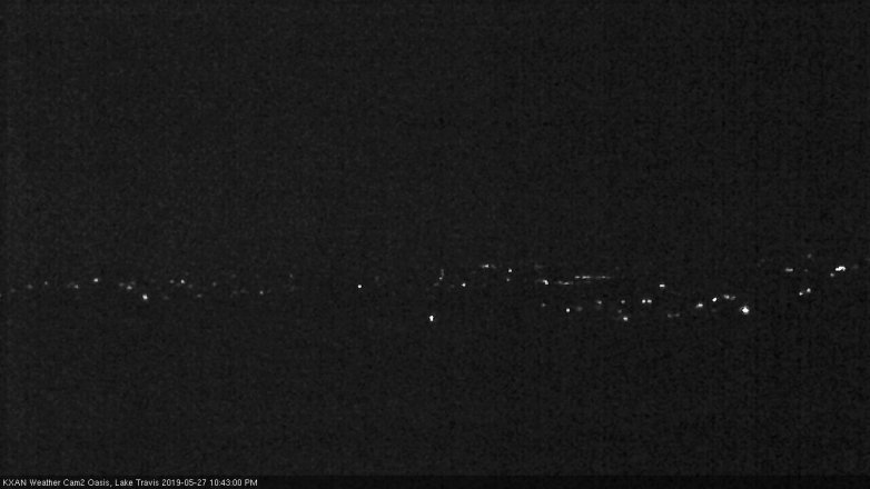 Lake Travis webcam, May 27, 2019 9:45 PM CT