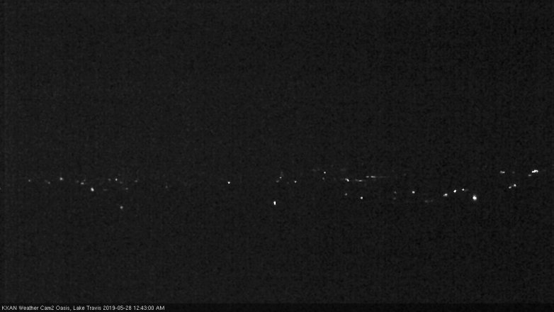 Lake Travis webcam, May 27, 2019 11:45 PM CT