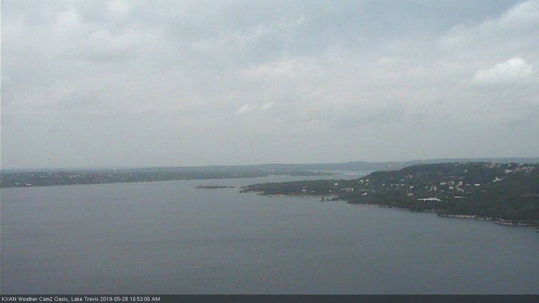 Lake Travis webcam, May 28, 2019 9:55 AM CT