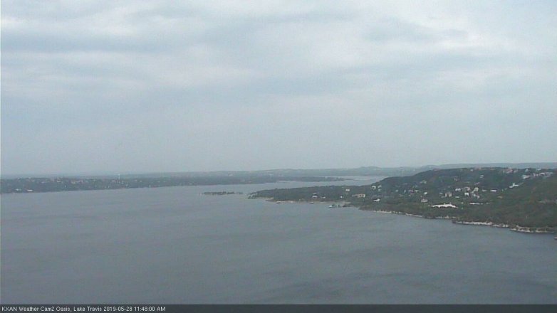Lake Travis webcam, May 28, 2019 10:50 AM CT
