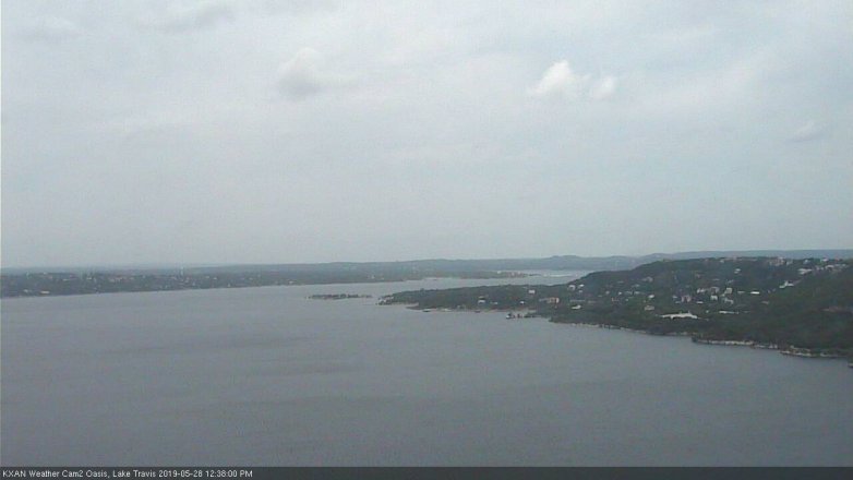 Lake Travis webcam, May 28, 2019 11:40 AM CT