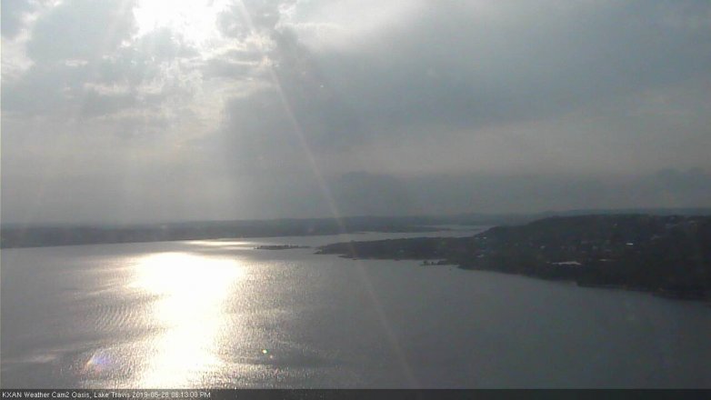 Lake Travis webcam, May 28, 2019 5:15 PM CT